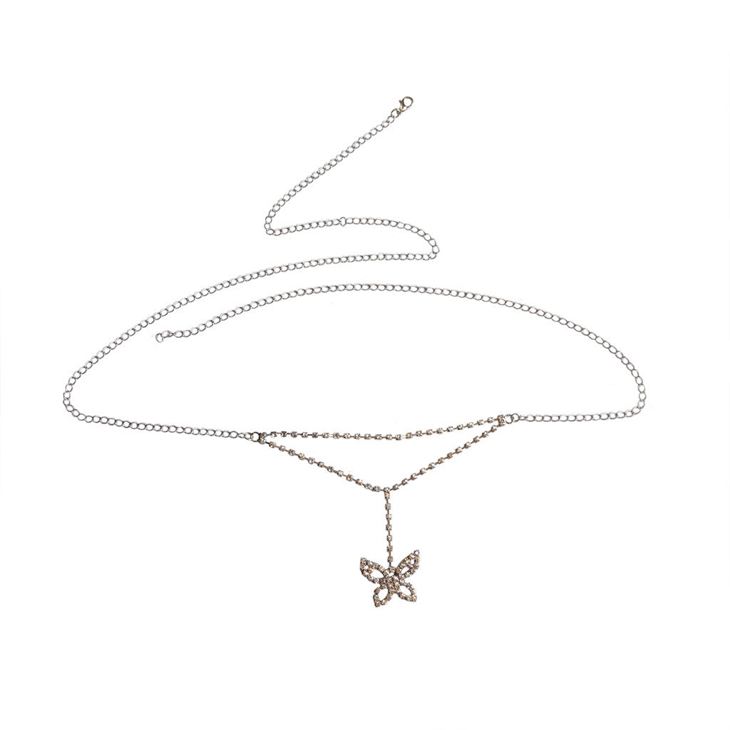 Water Drop Bow Body Chain