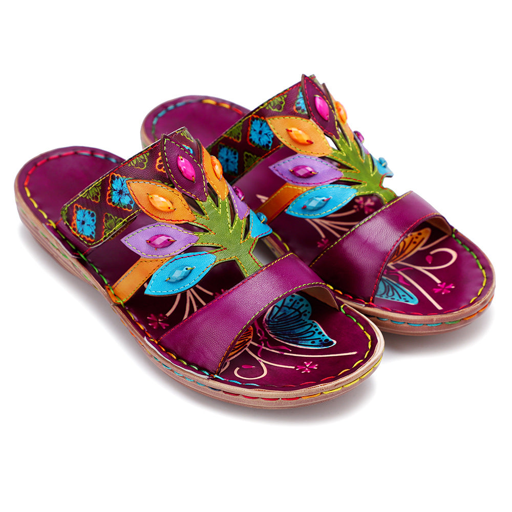 Bohemian Comfortable Flat-soled Sandals in Summer