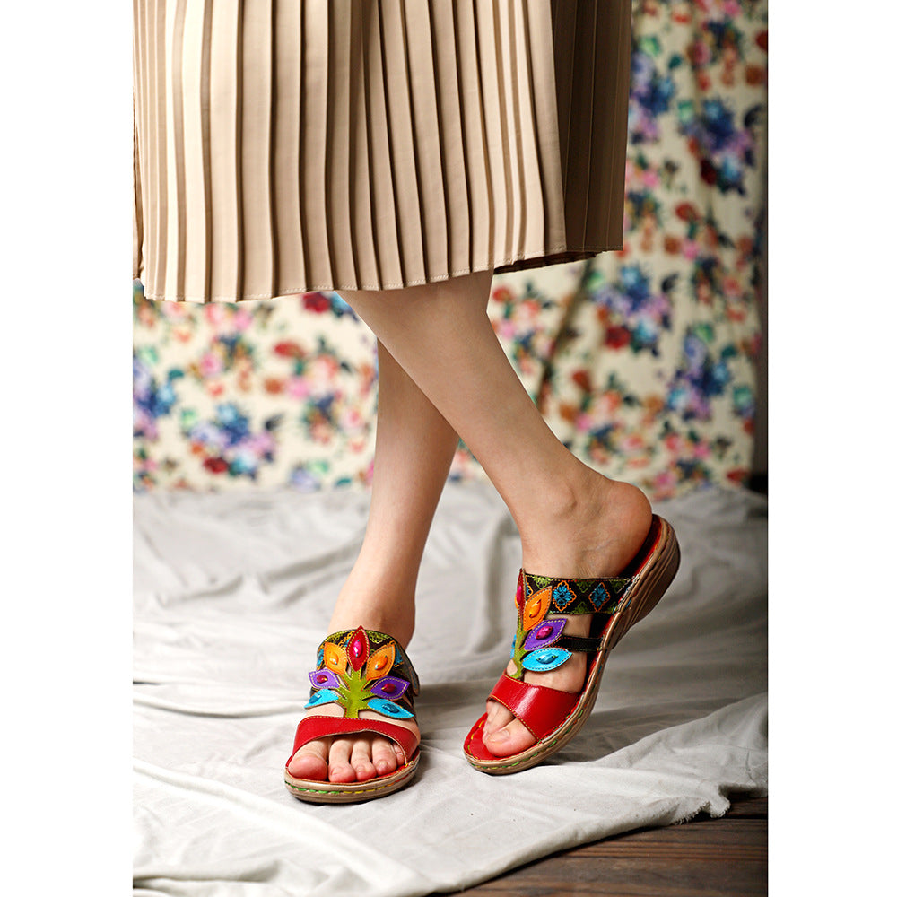 Bohemian Comfortable Flat-soled Sandals in Summer