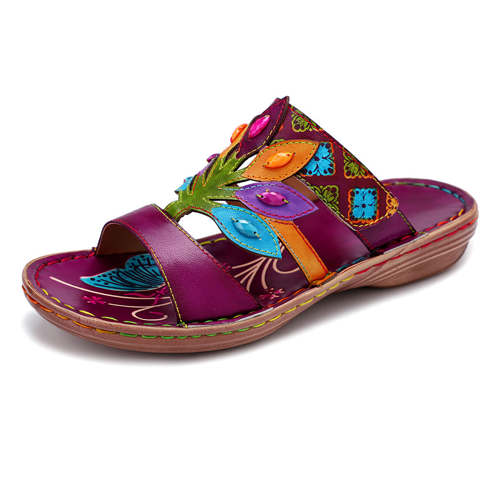 Bohemian Comfortable Flat-soled Sandals in Summer