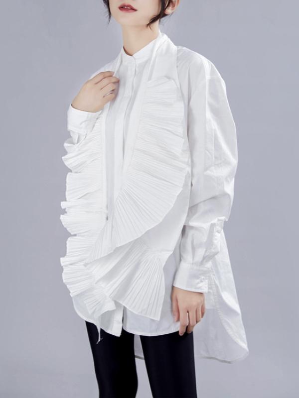 ORIGINAL PLEATED STYLISH MINORITY SHIRT