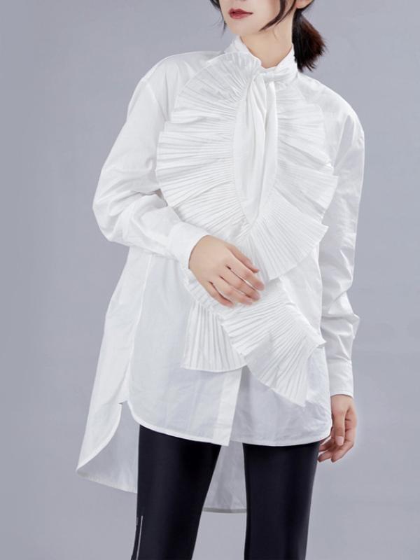 ORIGINAL PLEATED STYLISH MINORITY SHIRT