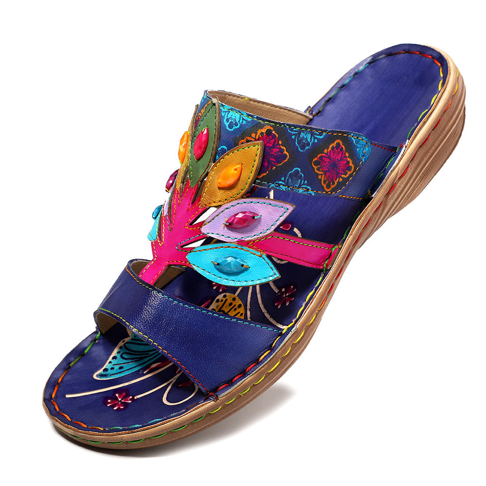 Bohemian Comfortable Flat-soled Sandals in Summer