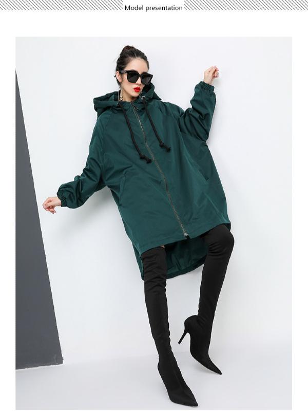 LOOSE LOVELY HOODED OUTWEAR