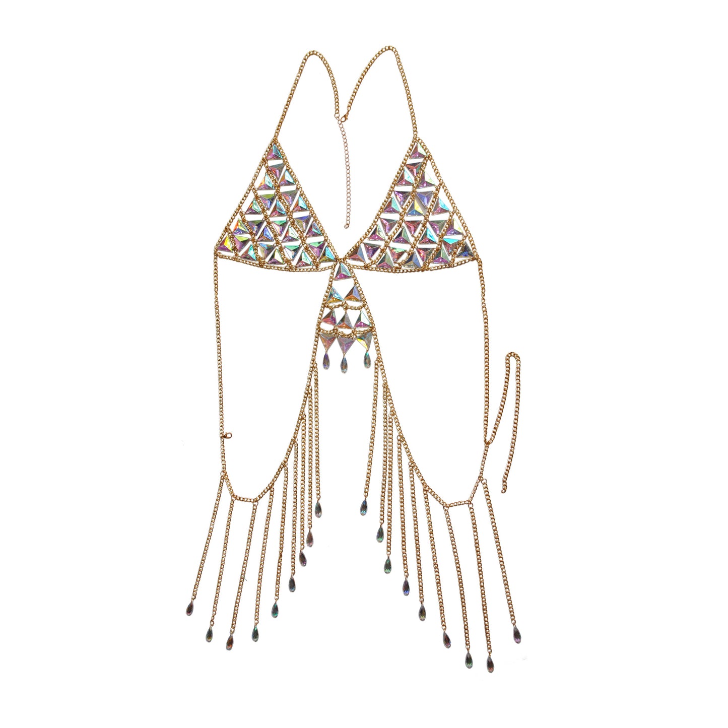 Crystal Bra chain summer beach vacation wind bikini body chain