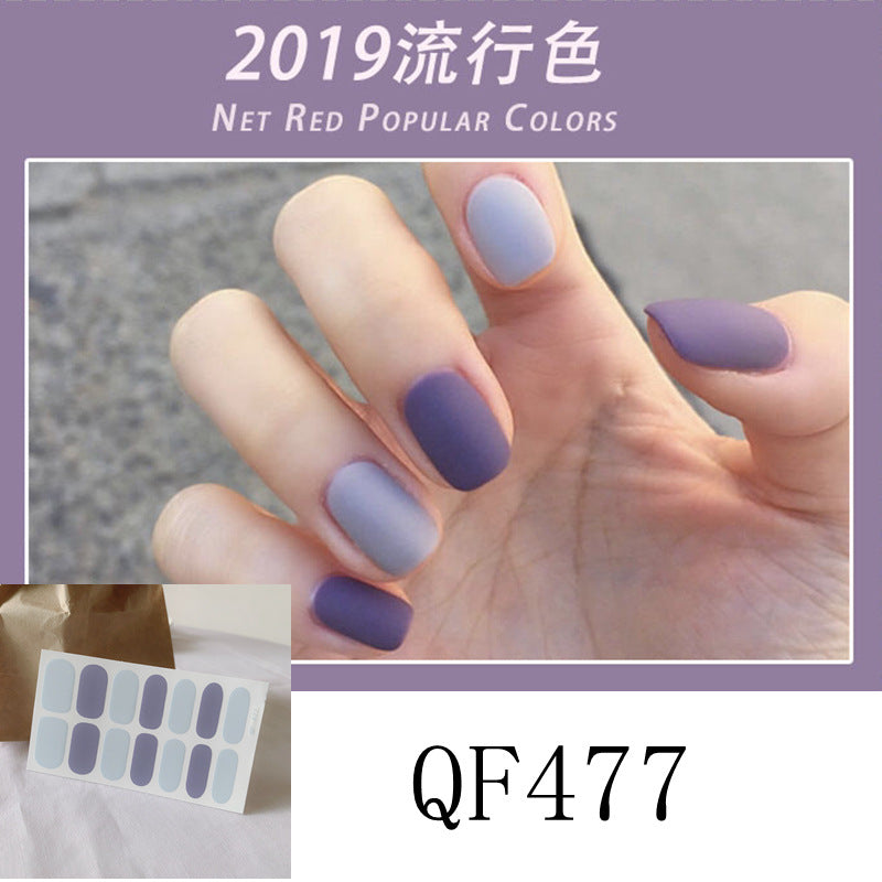 Caramel shows white frosted beauty Press on nail