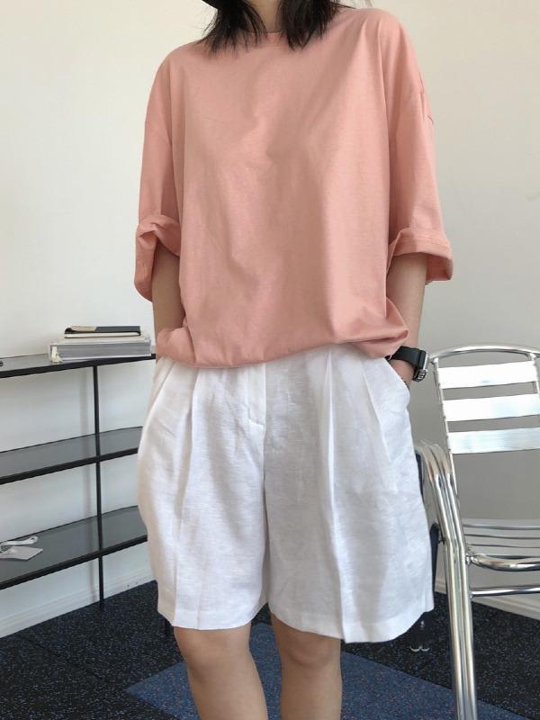 Loose Simple Solid Color T-Shirts