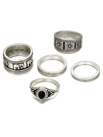 5pcs Vintage Rings Accessories