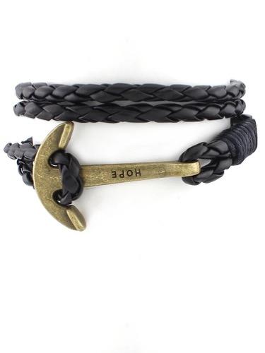 Vintage Woven Hope Boat Anchor Bracelet Accessories