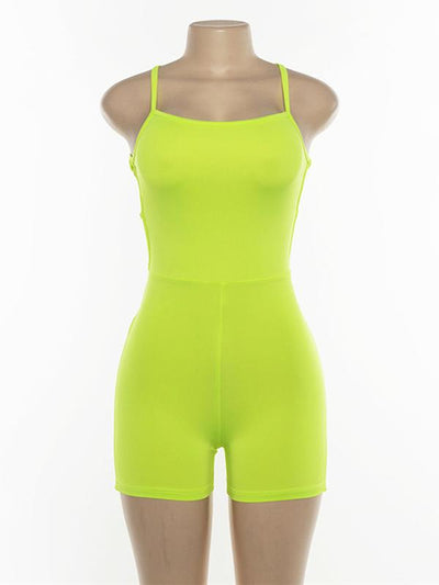 Back Bandage Sleeveless Jumpsuits