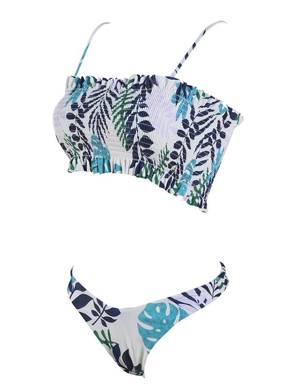 Smock Bandeau Bikini Set