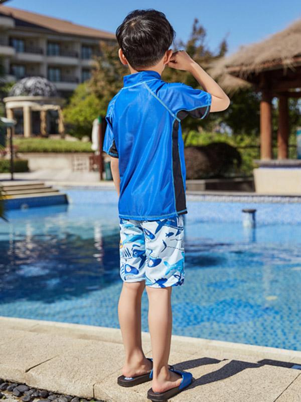 AONIHUA Sharks Printed Little Boy Swimwear