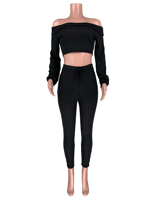 Fashion Hot Sexy Solid Leisure Sports Suits