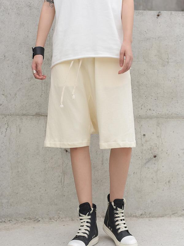 Loose Solid Harem Pants Shorts