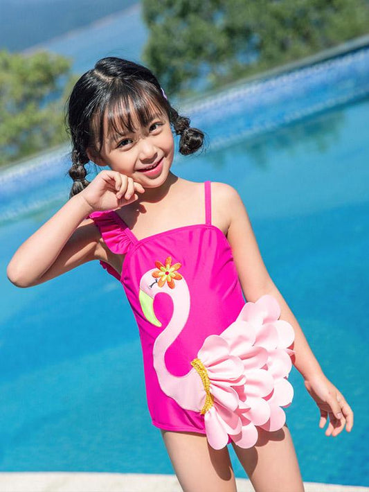 AONIHUA Flamingo Lovely One Piece Swimwear