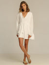 Plus Size Loose Solid Fresh Cover-ups Swimwear