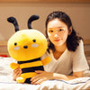 1pc 20-80cm Cute Little bee Doll Plush Toy Animal Simulation Cartoon Modelling Soft Stuffed Child kid Gifts Home Decor