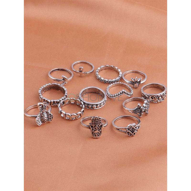 13pcs Vintage Rings Accessories