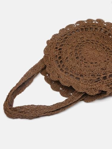 Crochetting Flower Knitting Bohemia Bag