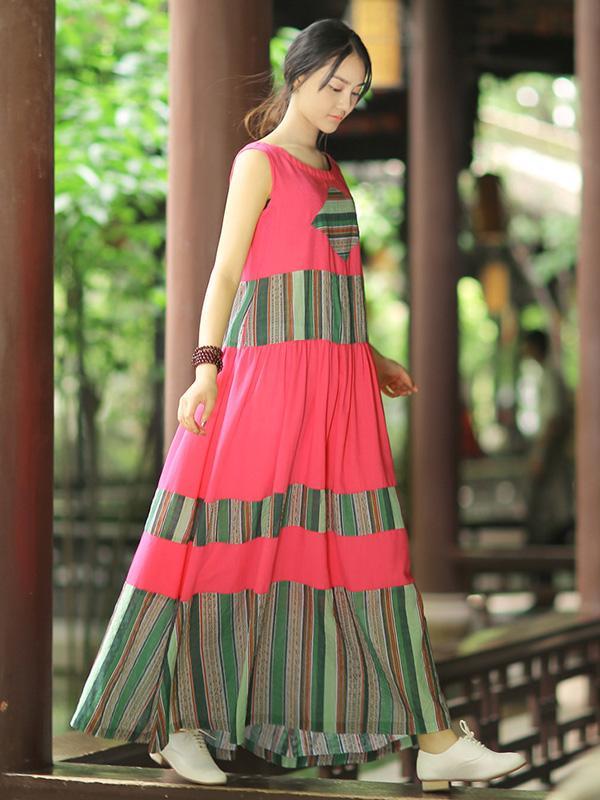 Fashion Ornament Authentic Style Dress, Three Colors