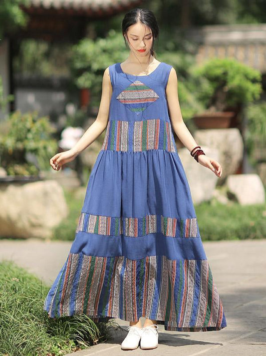 Fashion Ornament Authentic Style Dress, Three Colors