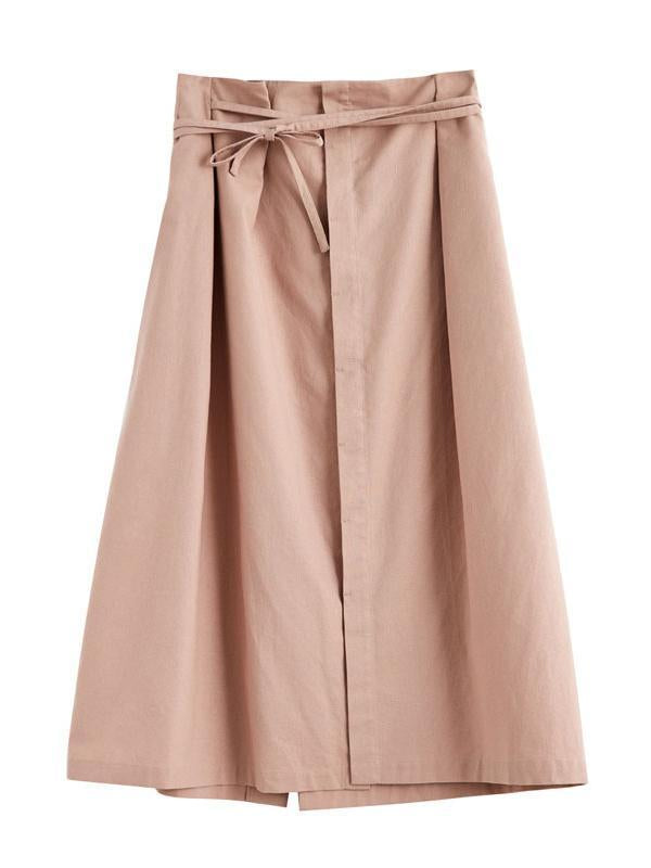 Fashion Long Split Original Soft Skirts in Three Colors