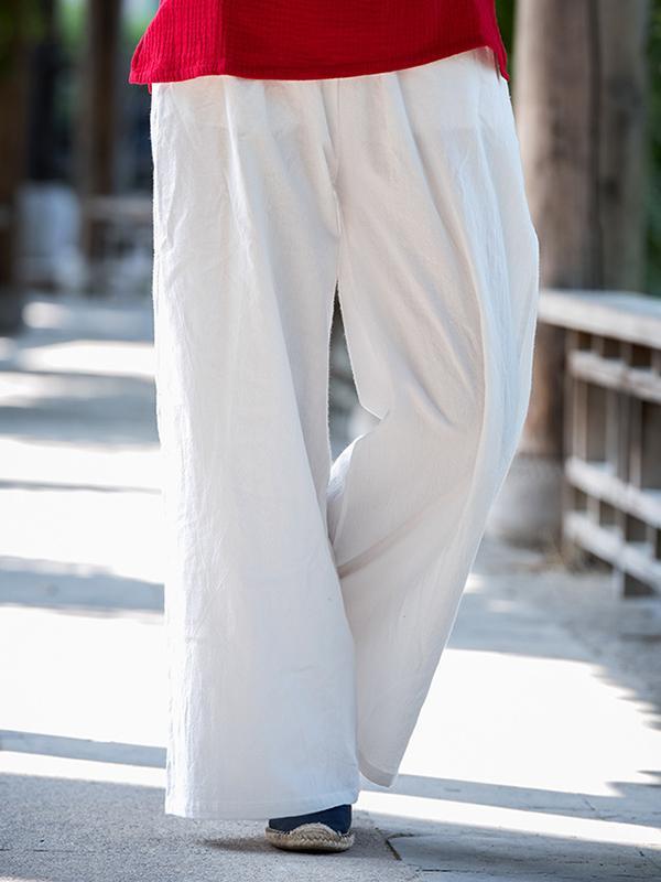 Casual Long Loosen Linen Pants in Different Colors