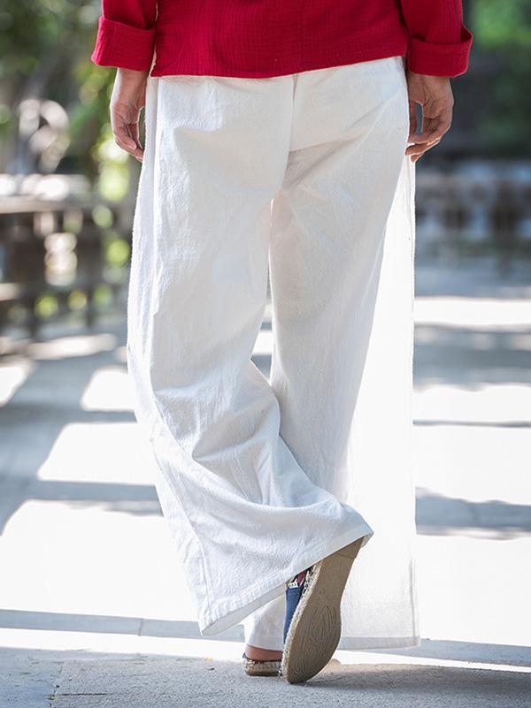 Casual Long Loosen Linen Pants in Different Colors