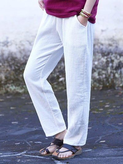 Casual Original Simple Linen Pants, Seven Colors