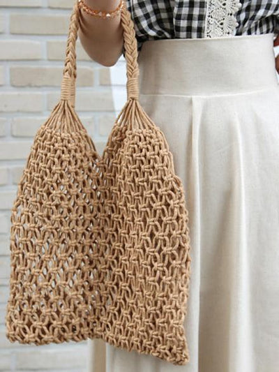 3 Color Handmade Crochet Bohemia String Bag