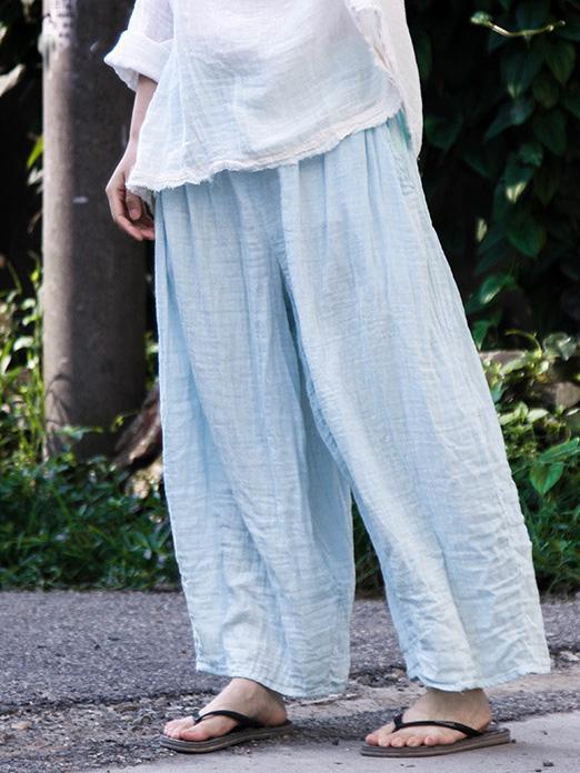 Loose Comfortable Pure Cotton&Color Pants