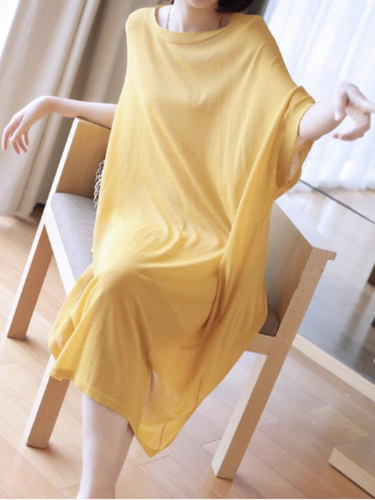 Loose Comfortable Knitting Cover-up Dress