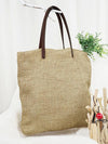 3 Colors Simple Literature Linen Shoulder Bag