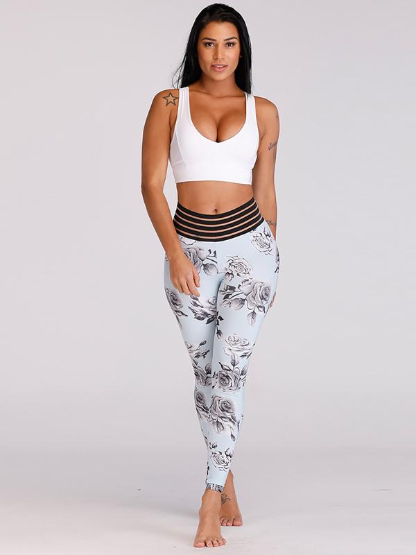 Empire Printed Skinny Leg Yoga Legging