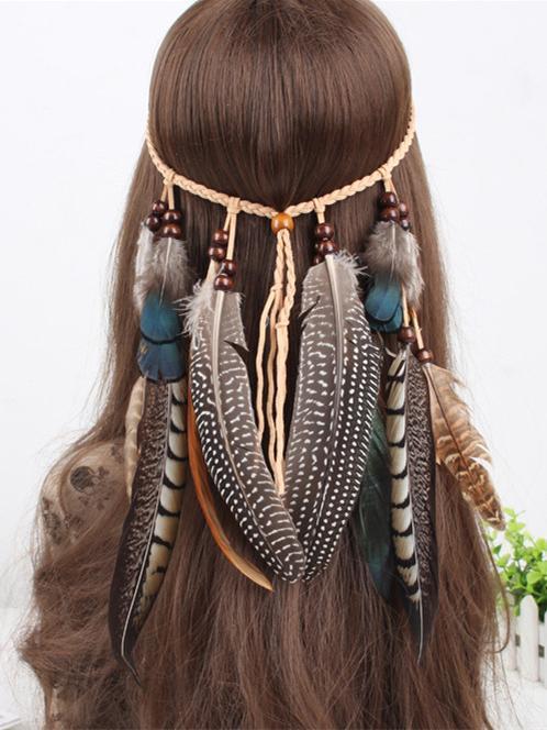 Peacock Feathers Headwear Accessories