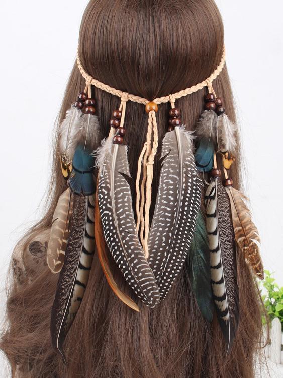 Peacock Feathers Headwear Accessories