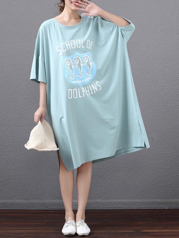 Summer Loose Oversize Printed Dress