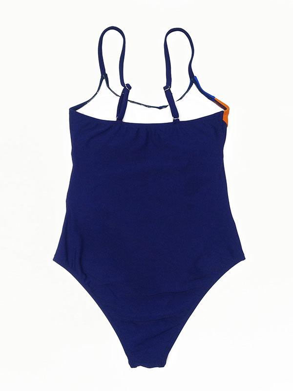 Color Matching Sexy One-piece Swimwear