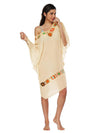 Falbala Batwing Sleeves Beach Cover-Up