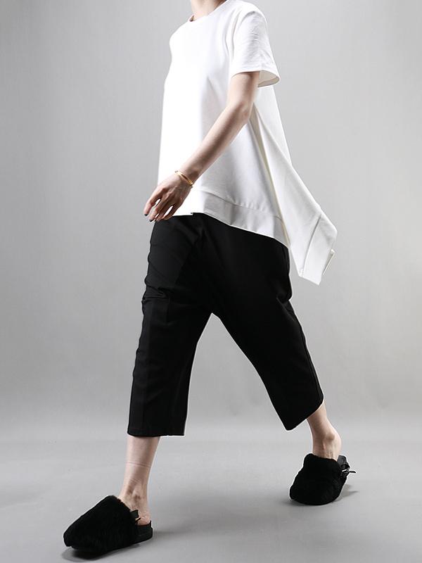 Casual Irregular Long T-shirt