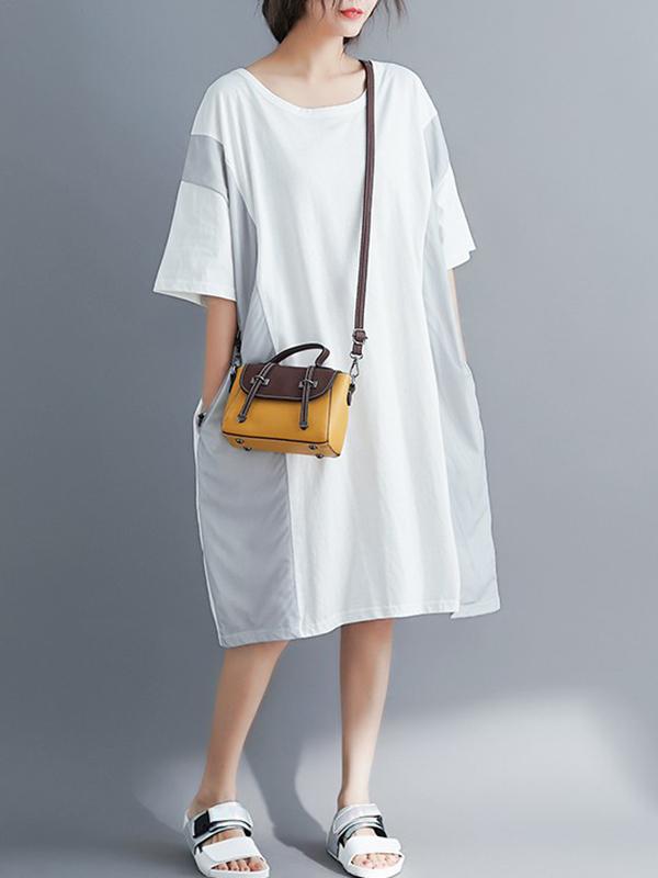 New Loose Oversize Split-joint Dress