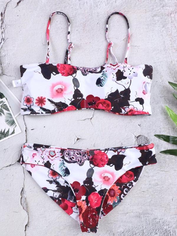 Floral Random Printed Bikinis Swimwear