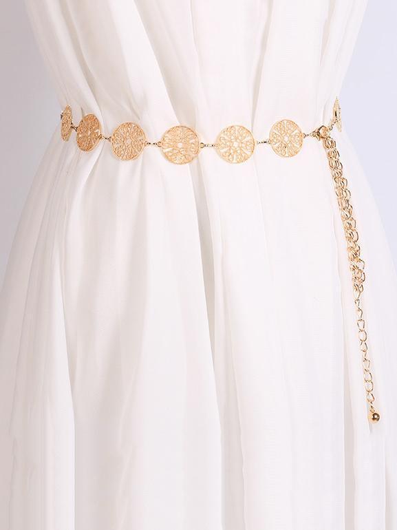 Pretty Hollow Circle Waist Chain Accessories