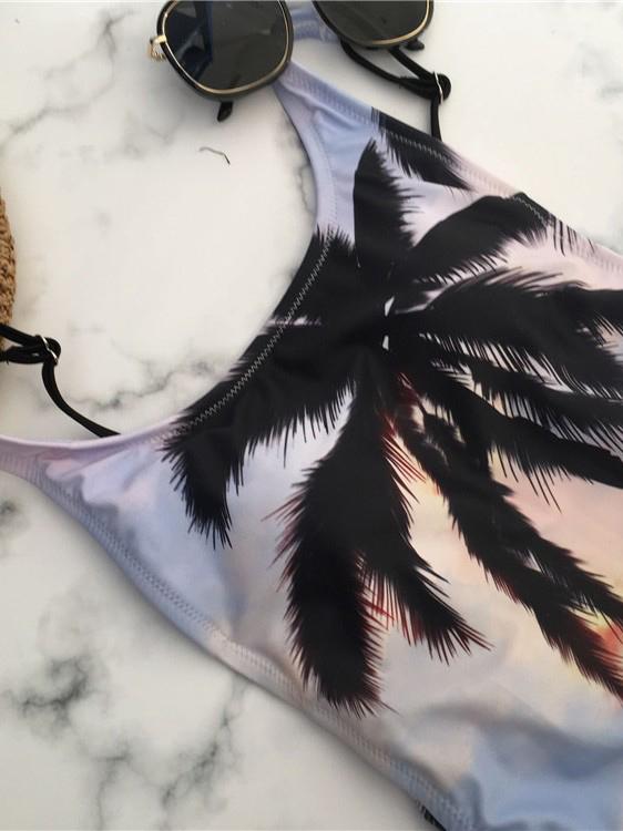 Coconut Printed One-piece Swimsuit