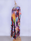 Loose Printed Beach Sun-protection Long Dress