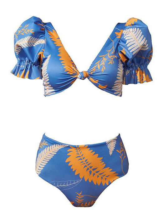 Pretty Printed Bikini Swimsuit