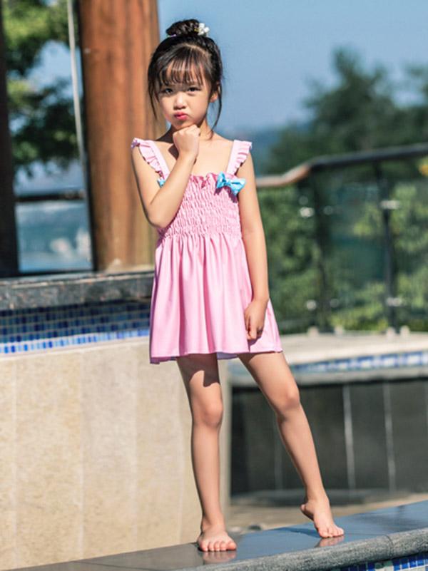 AONIHUA Ruffle Lovely Dress Swimwear