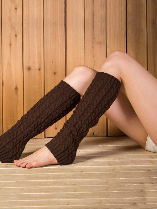 Popular Knitting Knee-high Leg Warmer Thermal Stocking