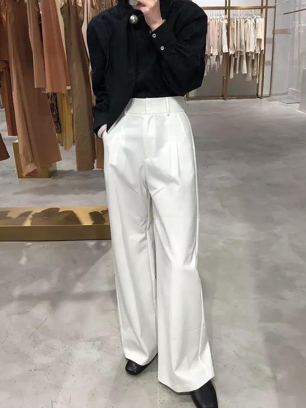 Loose High-waist Wide Leg Pants