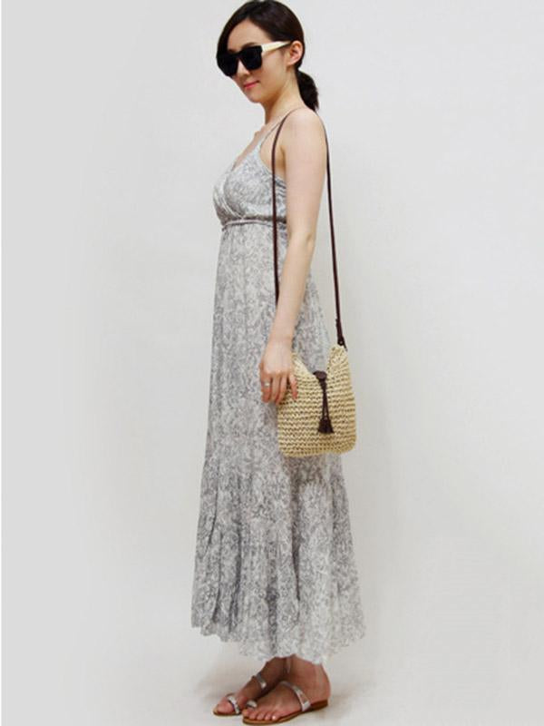 Knitted Korean Tasseled Single-shoulder Bag